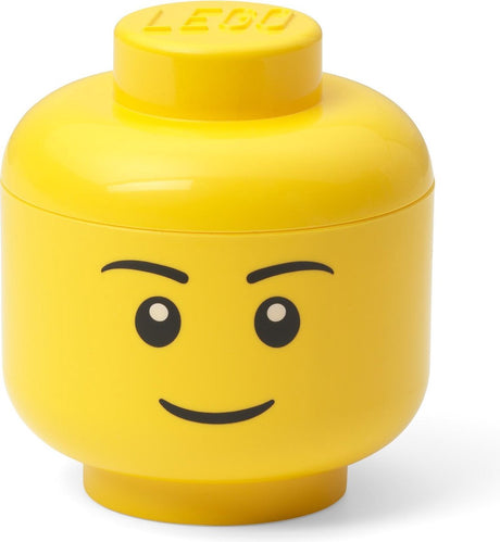 Lego - Aufbewahrungsbox Head Boy Mini - Polypropylen - Gelb