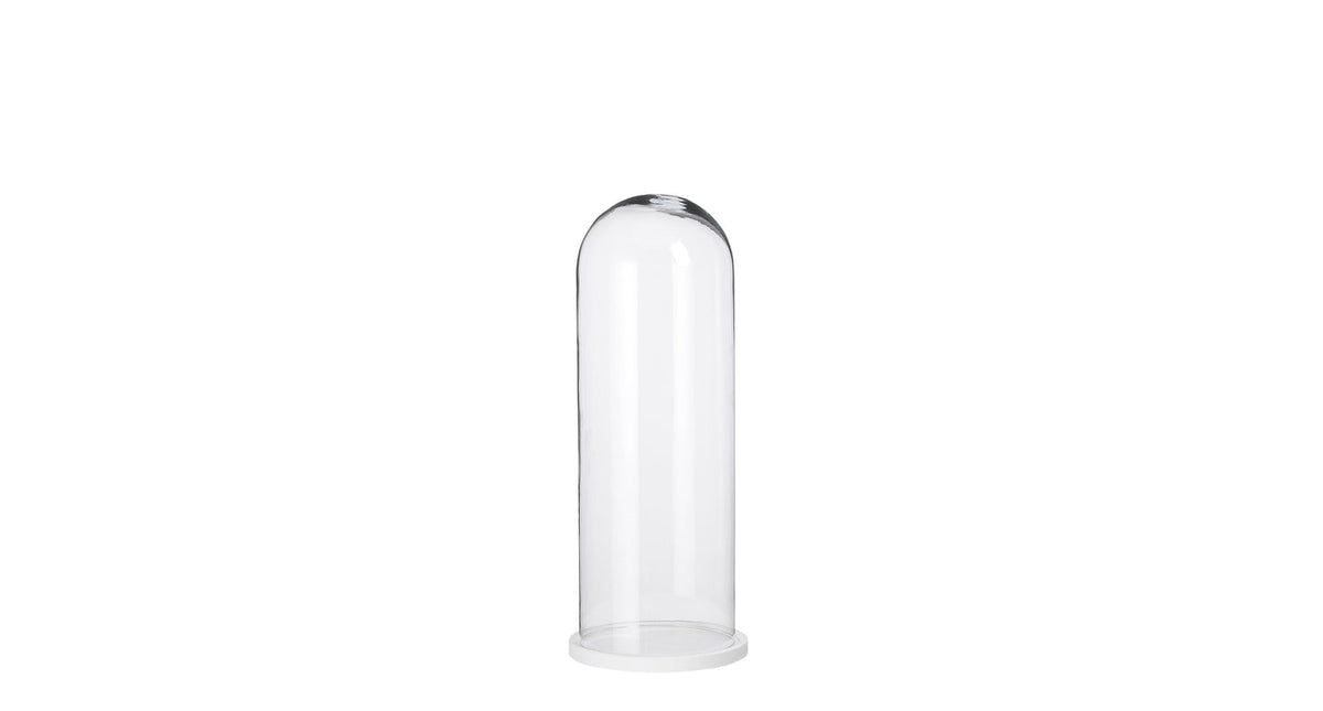 Hella stolp glas op bord wit - h55,5xd21cm