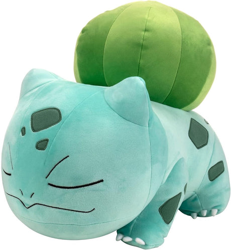 Jazwares Pokémon Plüsch – schlafender Bulbasaur 45 cm