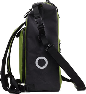 Willex Rucksack-Kombi-Fahrradtasche 100 % wasserdicht grün