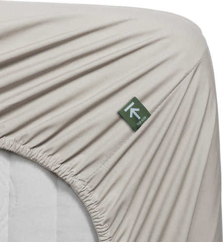 Beddinghouse percale katoen - topper hoeslaken - 180x220 - naturel