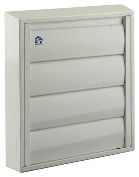 Renson 1006251 - dampkaprooster opbouw 433 alu ral 9010 173x173mm | 2 stuks