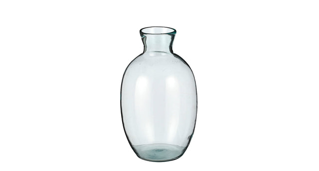 Silena vaas recycled glas - h29,5xd18cm
