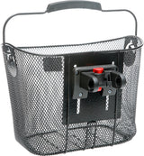Newlooxs Tuscany Klickfix – abnehmbarer Fahrradkorb – Lenker – 19 Liter – Stahl – Schwarz