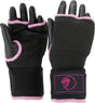 Super pro combat gear binnenhandschoenen met bandage zwart roze extra small