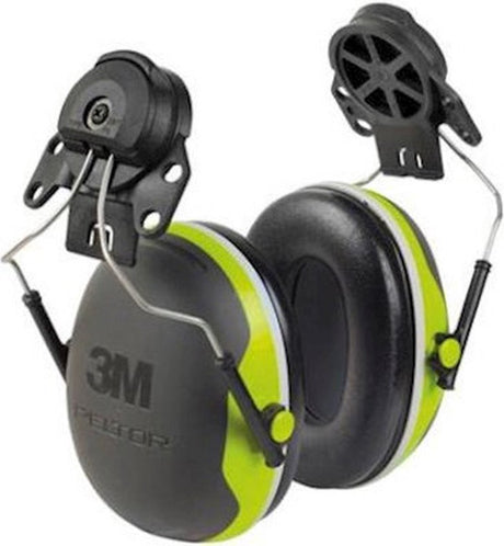 Markenlose 3M Peltor X4P3 Ohrenschützer mit Helmbefestigung, Hi-Viz