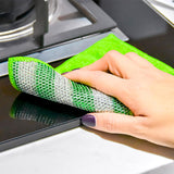 Clean Home Mikrofaser-Scheuerschwämme 2 Stück 12x17 cm | 6 Stück