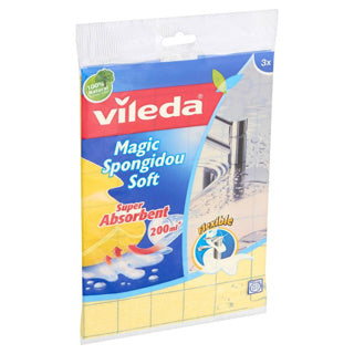 Vileda Spongidou Magic Schwammtuch 3 Stück | 6 Stück
