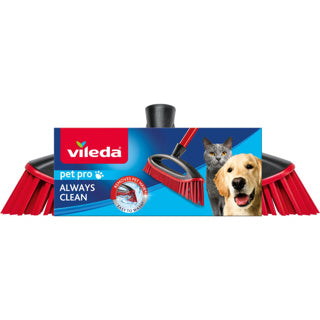 Vileda petpro Immer sauberer Besen – Tierhaare einfach aufkehren