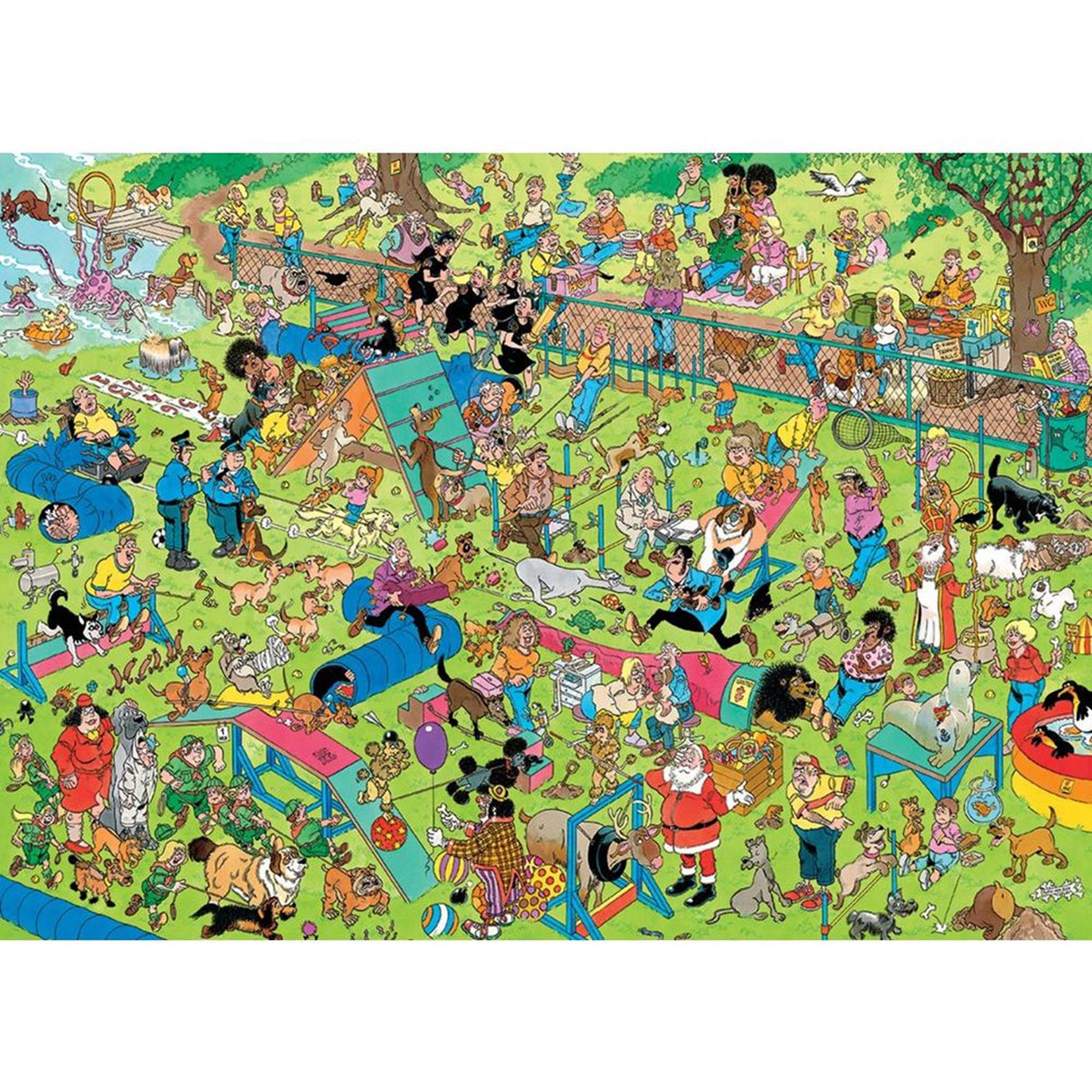 Jan van Haasteren - Hundeparcours, 1000 Stück.