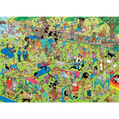 Jan van Haasteren - Hundeparcours, 1000 Stück.
