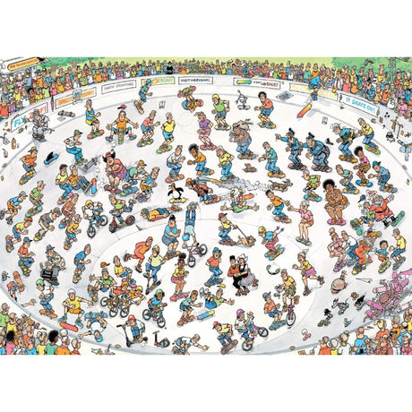 Jumbo Jan van Haasteren Puzzle Skateboarding in der Schüssel 1000 Teile