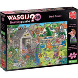 Wasgij Destiny 28 Puzzle – Papas Männerhöhle, 1000 Teile.