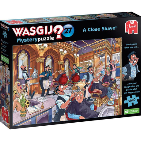 Wasgij Mystery 27 Puzzle – Feuer in der Pfanne!, 1000 Teile.