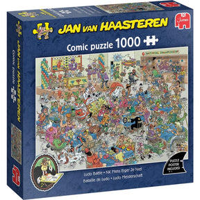 Jan van Haasteren Puzzle – Nk Mann, nerv dich nicht, 1000 Teile.