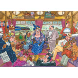Jumbo Wasgij Retro Mystery 9 Puzzle – der größere Zugüberfall, 1000 Teile.