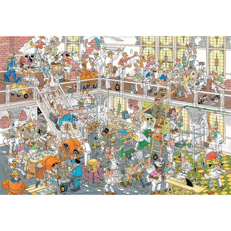Jan van Haasteren Puzzle - Die Renovierung, 3000 Teile.
