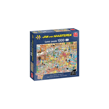 Jan van Haasteren – auf heißen Kohlen – 1000 Teile Puzzle – Puzzle