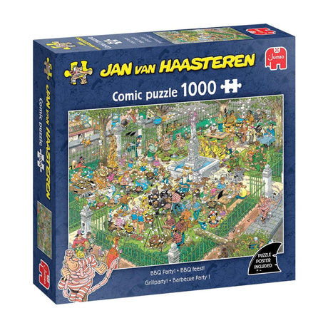 Jan van Haasteren – Grillparty! - 1000 Teile Puzzle - Puzzle