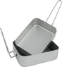 Bo-trail pannenset - gamelle - 2-delig - aluminium
