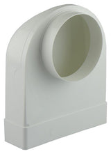 Renson 1006408 - pvc hoekverbinding rechth rond90° 7017 wit ø 125 | 3 stuks
