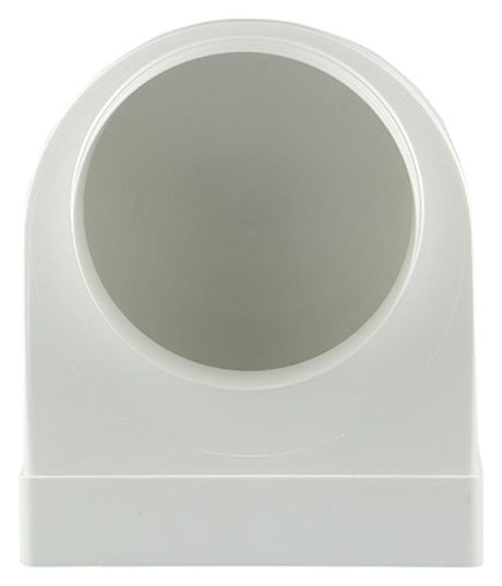 Renson 1006409 - pvc hoekverbinding rechth rond90° 7017 wit ø 150 | 3 stuks