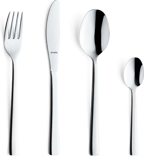 AMEFA AMEFA 24-teilige Besteckset Padova High Gloss Silber Colored