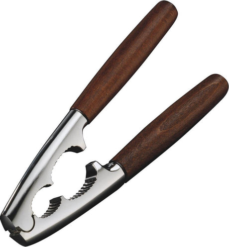Westmark Nussknacker, Monopol-Edition, mit Holzgriffen, Länge: 18,1 cm, Zinkdruckguss, estetico, silberbraun, 16803311