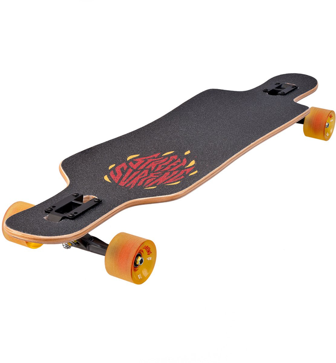 Streetsurfing street surfing freeride longboard - 39 inch - drop through - twin tip - abec 9 - 99cm
