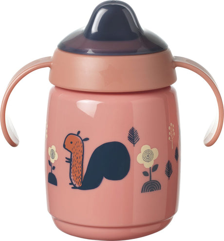 Tommee Tippee Superstar Sippee-Trinkbecher – mit weichem Ausguss – mit Intelligenzventil – antibakterielle Bacshield-Technologie – ab 6 Monaten – 300 ml – rot