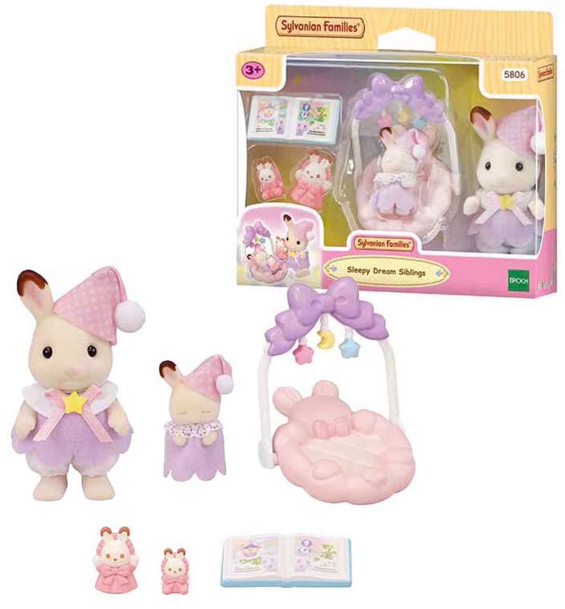 Sylvanian Family 5806 Sleepy Dream Set Bruder Schwester