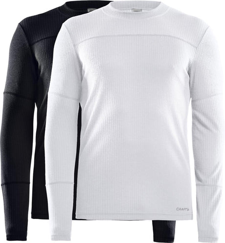 Craft - core 2-pack baselayer - thermoshirt - zwart wit - heren - l