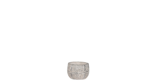 Olaf pot rond grijs - h7xd8cm