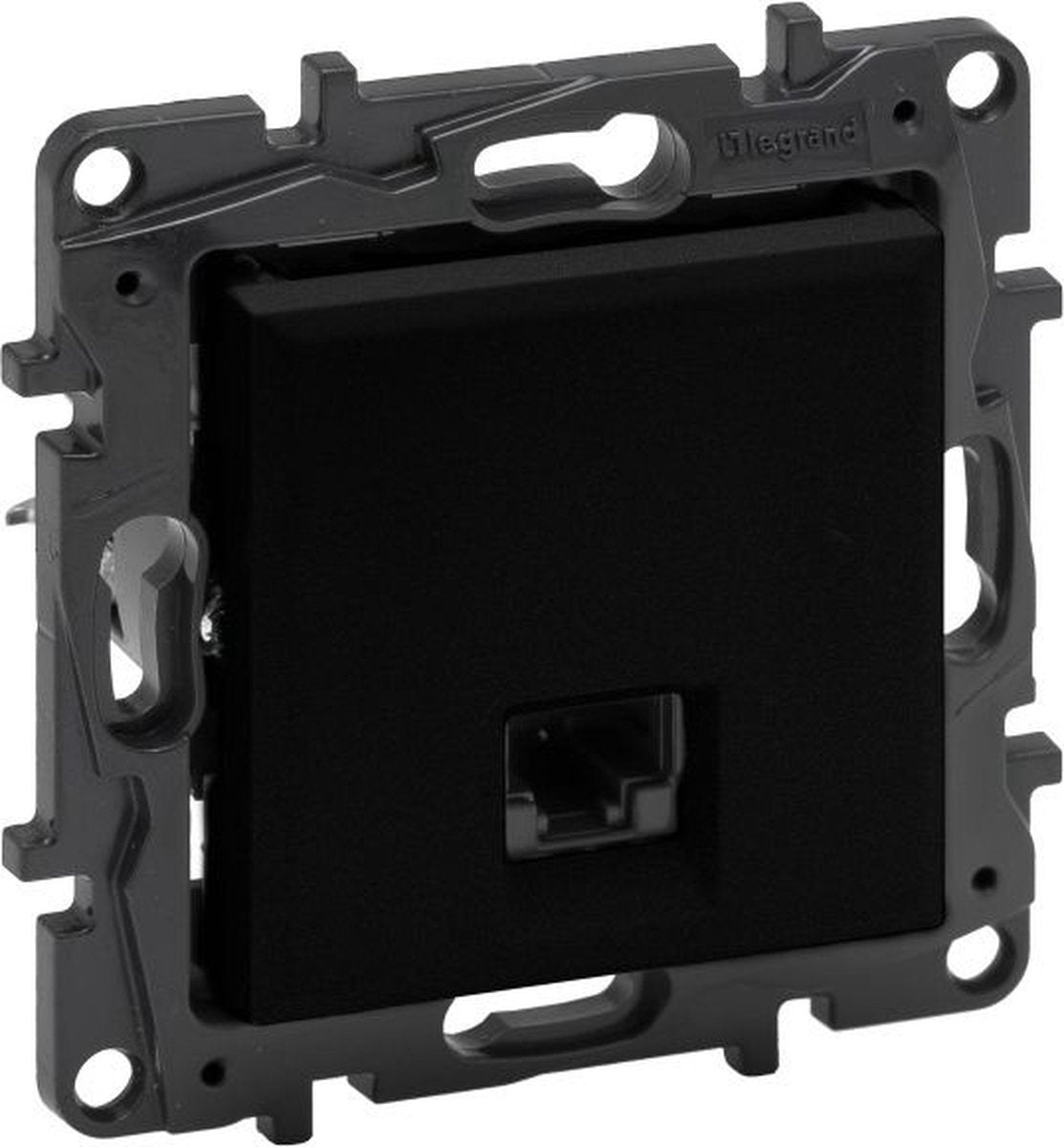 Markenloser Sans Marque RJ45-Computersockel Legrand Niloe Step schwarz