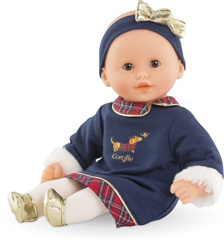 Corolle Babypuppe Calin Margaux Holidays weiche Puppe 30 cm blauer Vanilleduft.