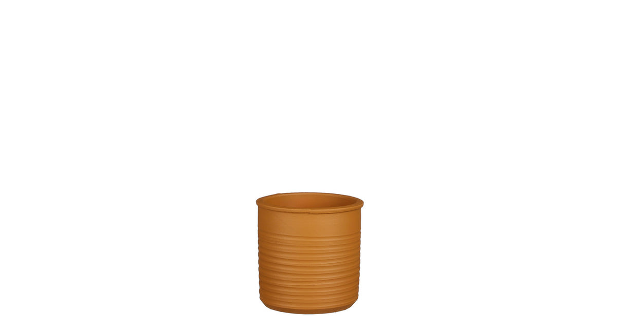 Momo pot cilinder l.bruin - h16xd16cm