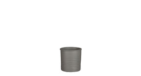 Momo pot cilinder l.grijs - h14xd14cm