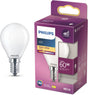Philips led lamp - kogellamp met e14 fitting - warmwit licht: 2700k - 60w - mat glas