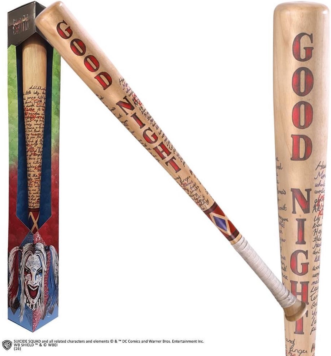 The Noble Collection Suicide Squad Prop Replica Harley Quinns Good Night Bat 80 cm