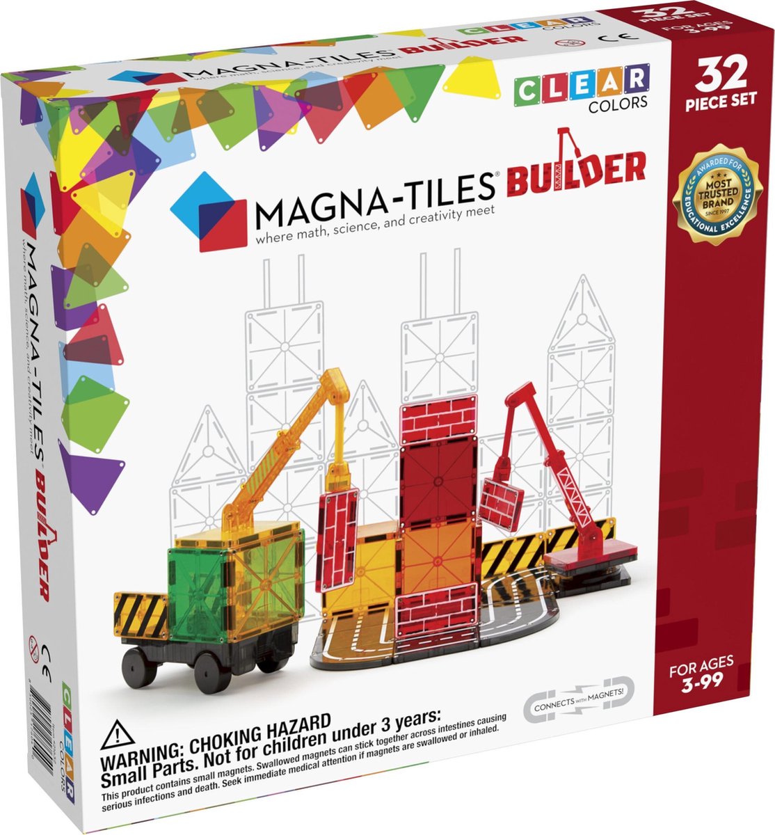 Magna-Fliesen | Baumeister 32-teiliges Set