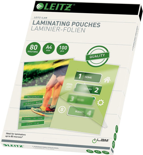 Leitz - Laminierfolien - A4 - 80 Mikron - 100 Stück