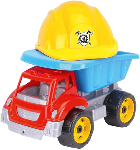 Paradiso Toys Muldenkipper + Helm
