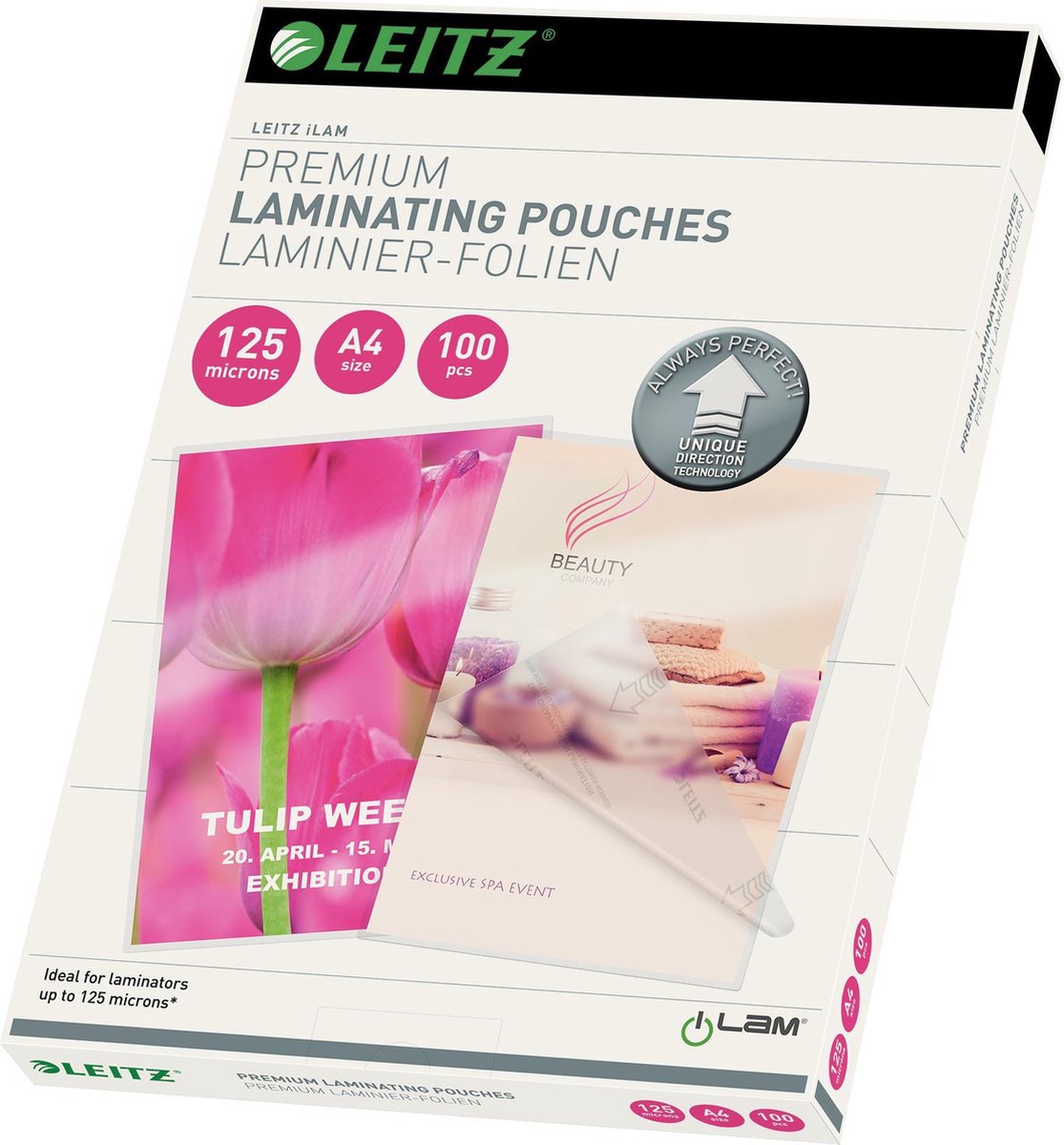 Leitz udt Laminierfolien ilam transparent