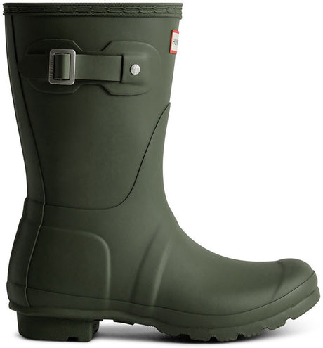 Hunter Damen Original kurze Stiefel – Gummi – Damen – Grün – Größe 38