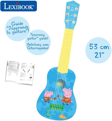 Lexibook meine erste Gitarre Peppa Pig – 21'' 53 cm