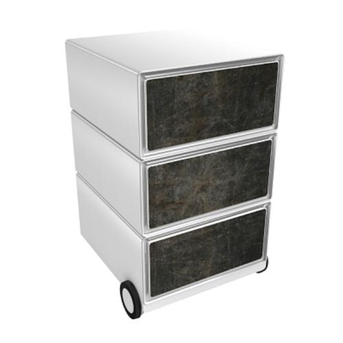Paperflow easybox mobiele ladenblok met 3 lades 642x390x436mm vulnus