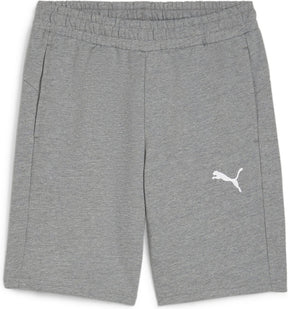 Puma Teamgoal Casuals Shorts Herren-Sporthose – Mittelgrau meliert – Weiß