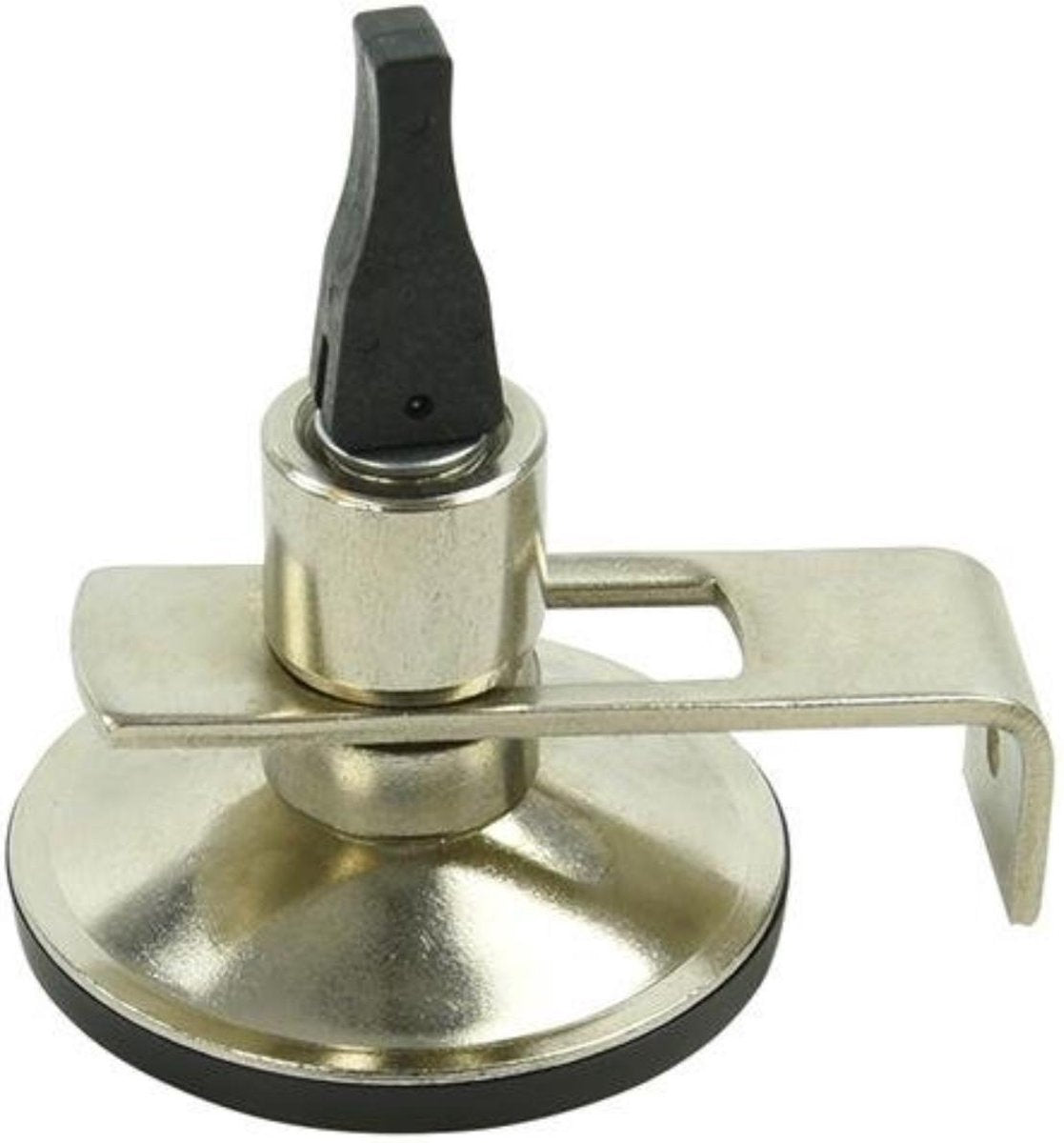 Proplus zuignapbevestiging ø 5,5 cm – voor luifelbevestiging aan camper en caravan – schroefloze montage tot ca. 10 kg – zilver zwart