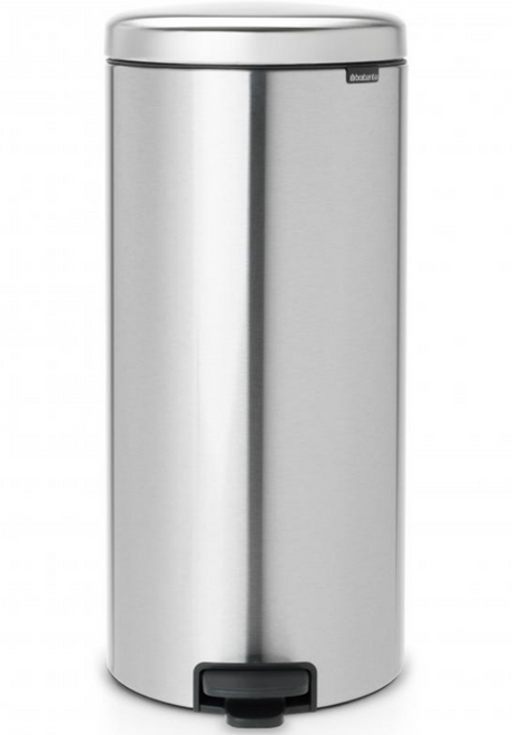 Brabantia Newicon Abfallbehälter – 30 Liter – mattierter Stahl, fingerabdrucksicher
