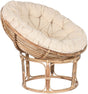Home esprit trädgårdsstol bamboe rotan 91 x 65 x 81 cm